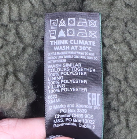 Marks and Spencer Women’s Green Puffer Jacket 18