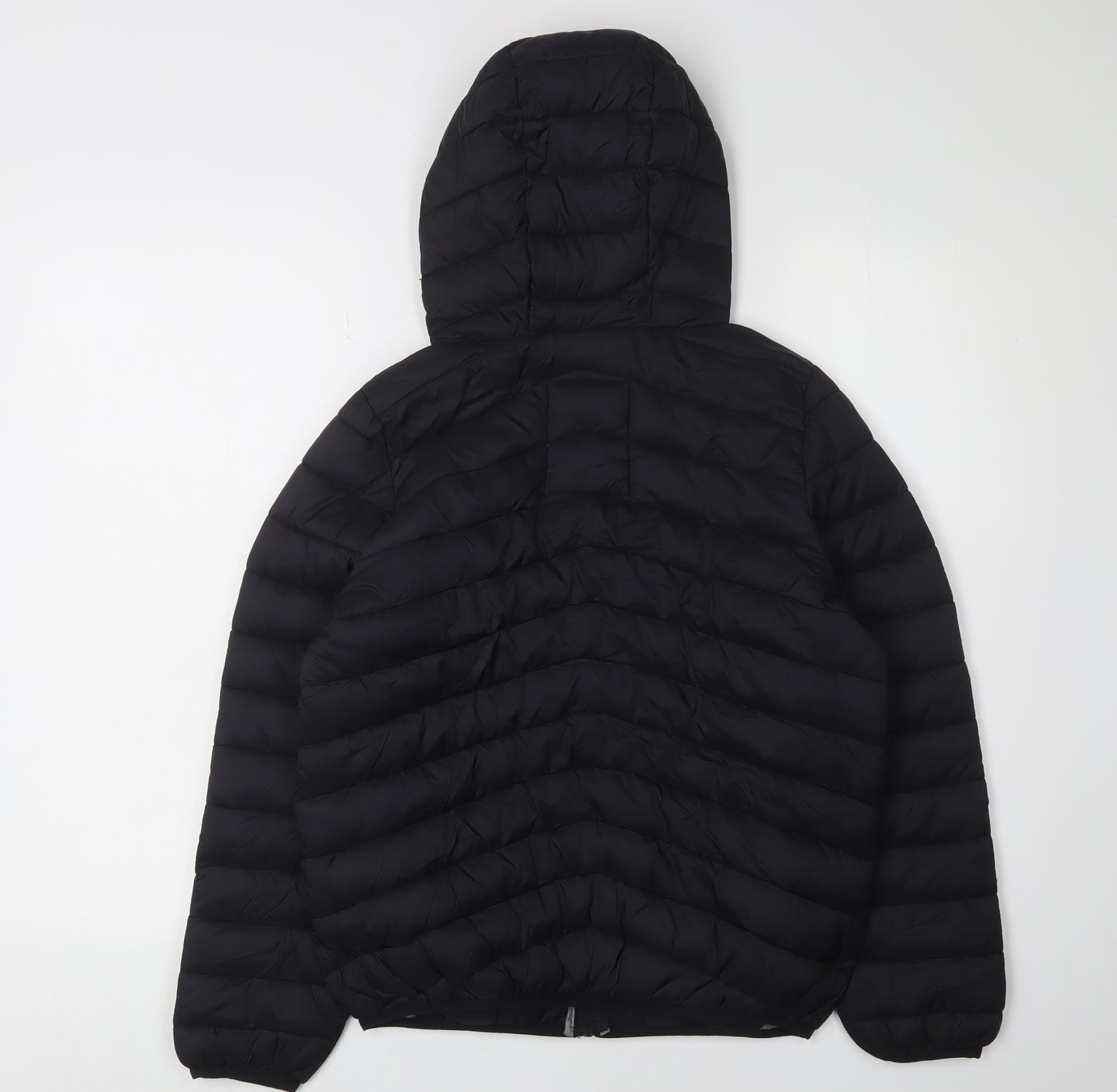 Marks and Spencer Boys Black Hooded Puffer Jacket 11-12 Years