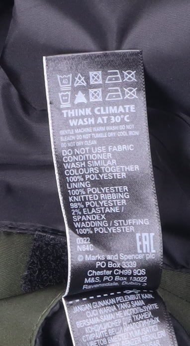 Marks and Spencer Green Bomber Jacket XL