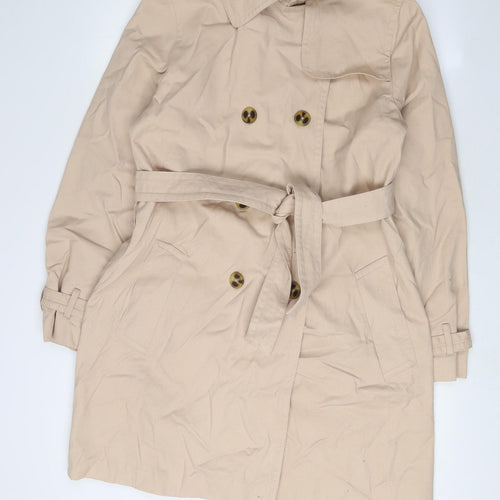 Serra Women's Beige Trench Coat Size 10