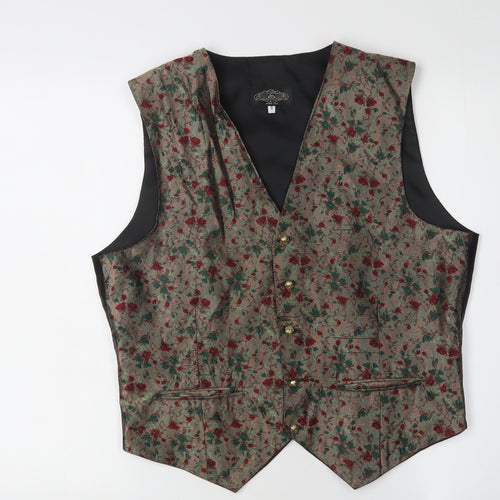 Tie Rack Men's Multicoloured Silk Waistcoat S