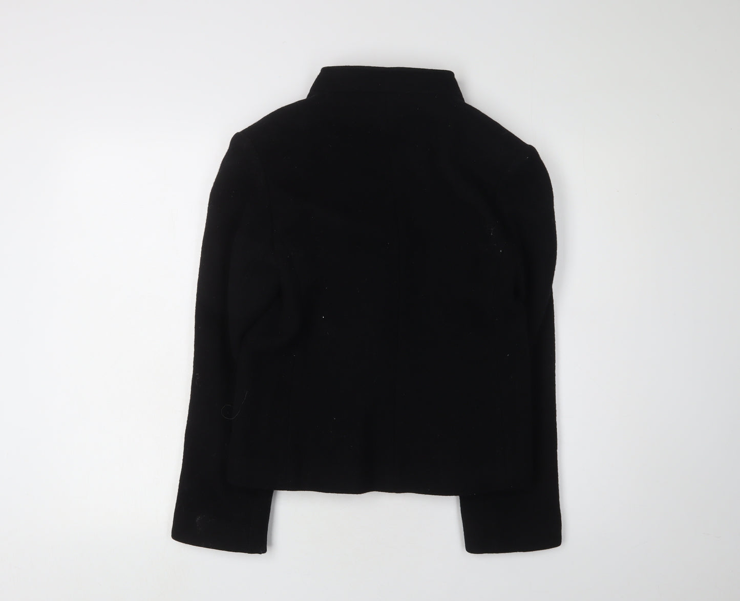 St Michael Women’s Black Wool Vintage Cropped Jacket