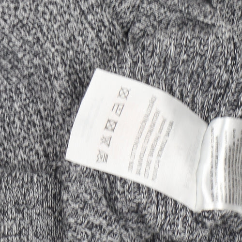 Brave Soul Women's Grey Roll Neck Pullover Jumper M