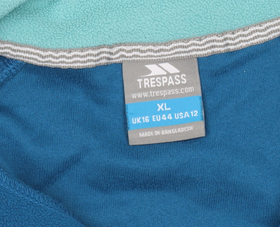 Trespass Women's Blue Pullover Hoodie, Size 16, XL, Lightweight