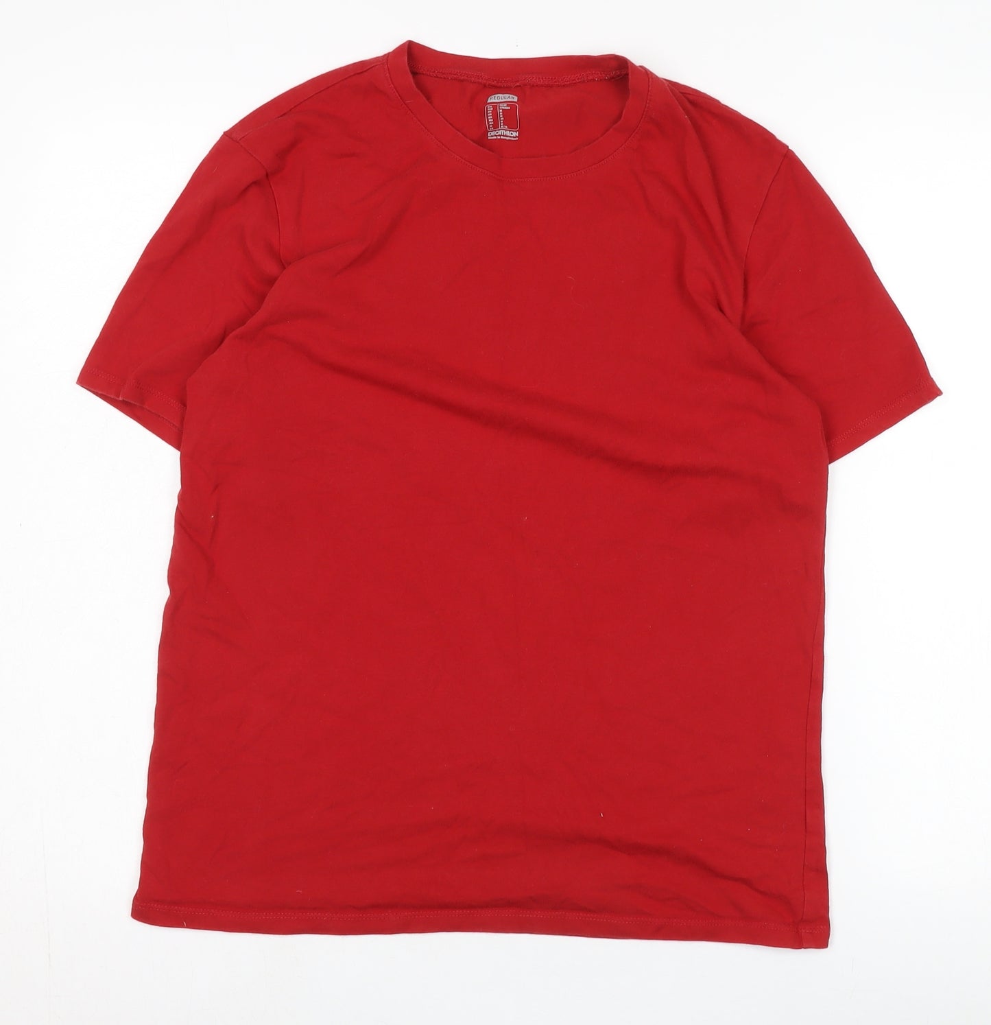 Decathlon Men's Red XL Regular Fit T-Shirt