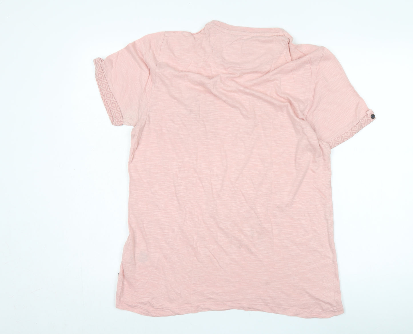 Ted Baker Women's Pink Geometric T-Shirt Size 16
