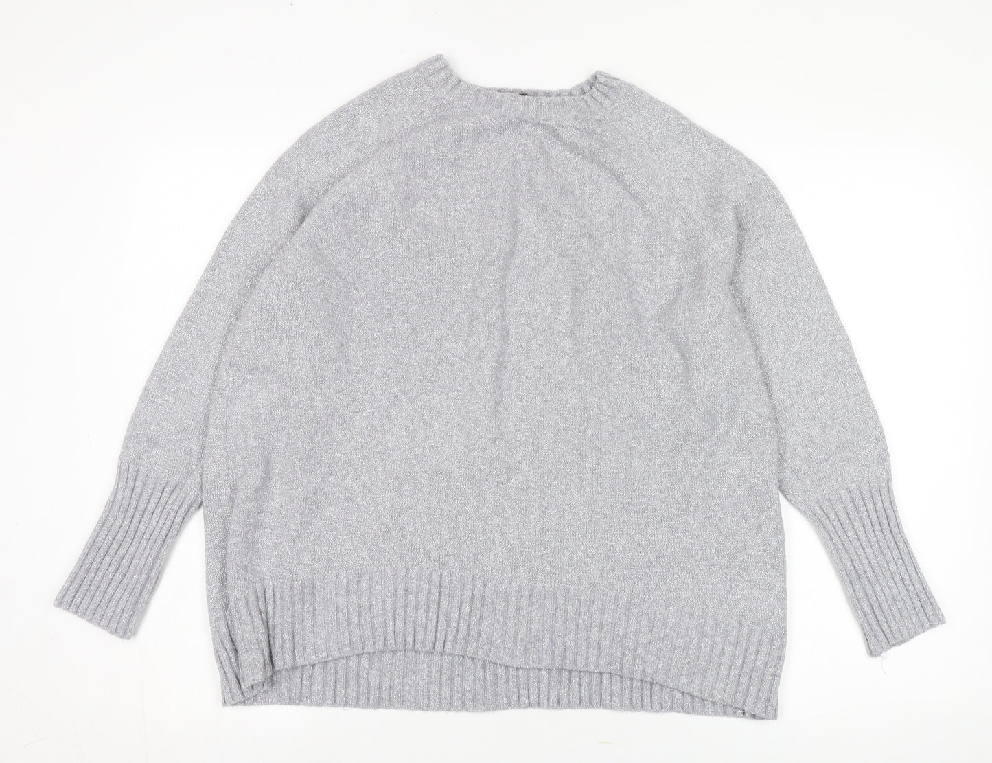 Oasis Women's Grey Pullover Jumper Size L