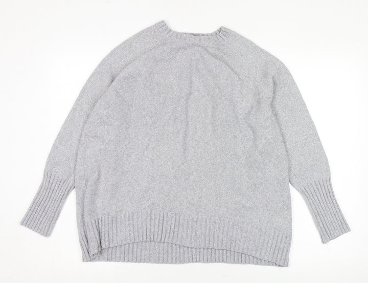 Oasis Women's Grey Pullover Jumper Size L