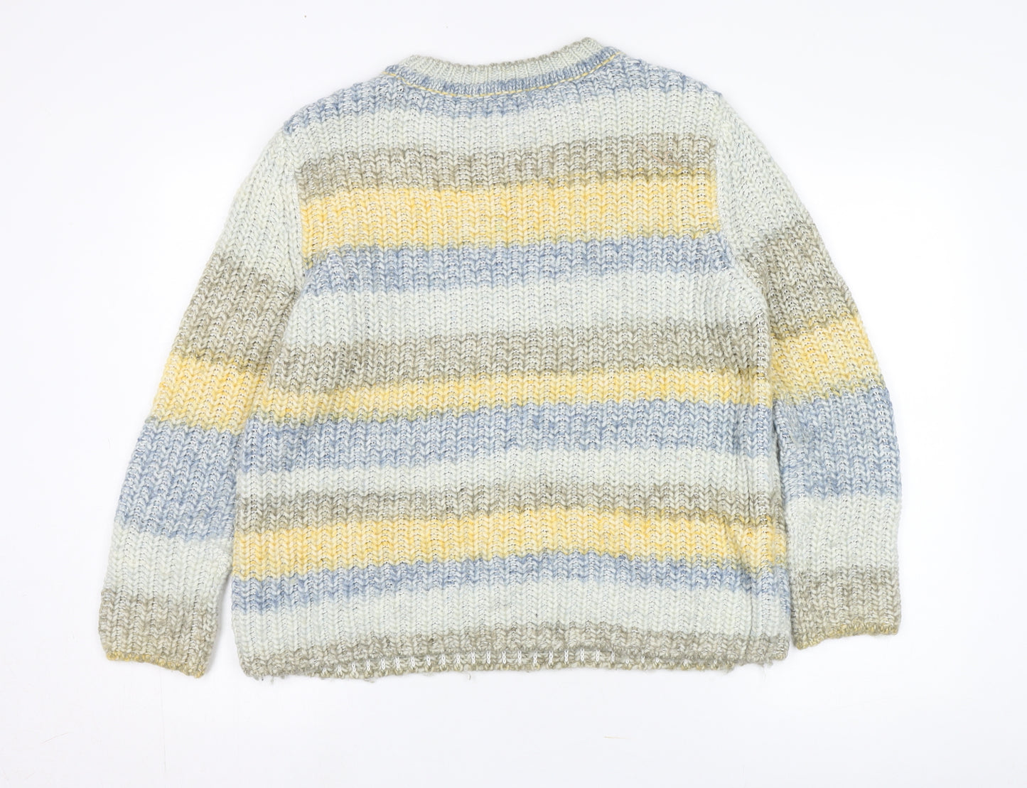 Barbour Women's Multicoloured Striped Pullover Jumper Size 10