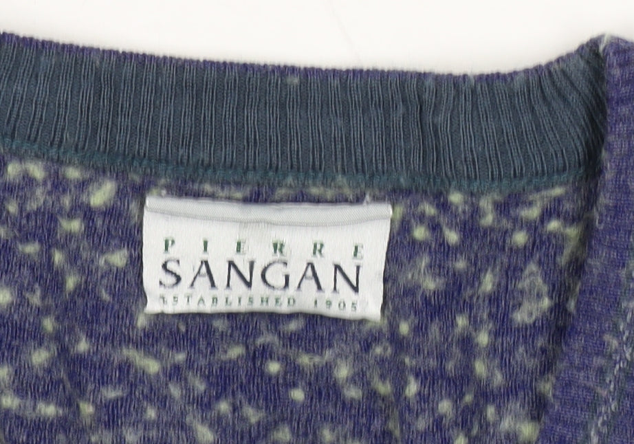 Pierre Sangan Unisex Multicoloured V-Neck Pullover L
