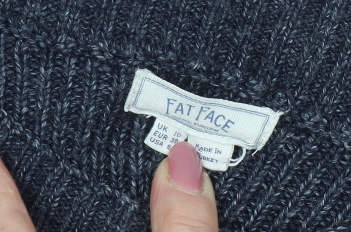 Fat Face Women's Grey Pullover Jumper Size 10
