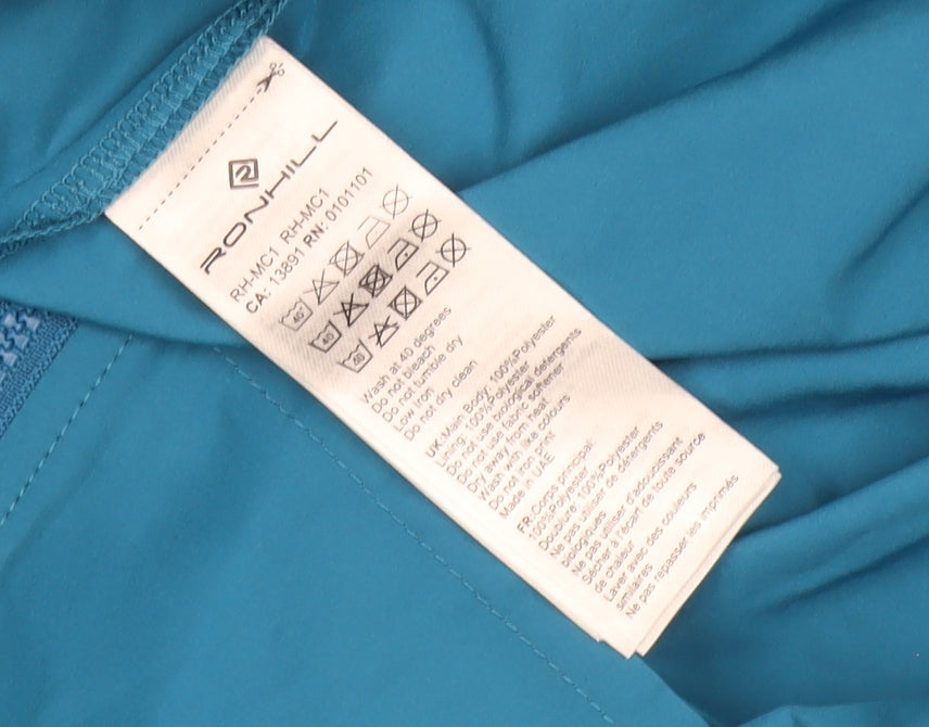 Ronhill Men's Blue Windbreaker Jacket M - Lightweight & Sporty