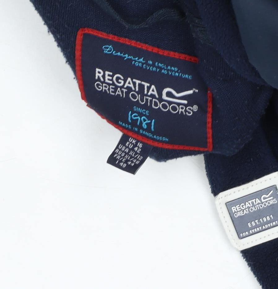 Regatta Women's Blue Fleece Jacket, Size 16