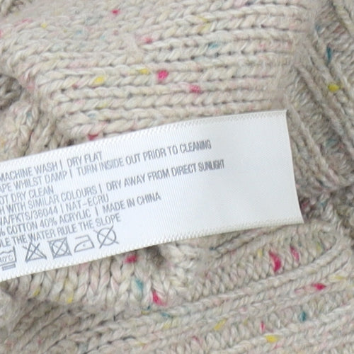 Fat Face Women's Beige Pullover Jumper Size 18
