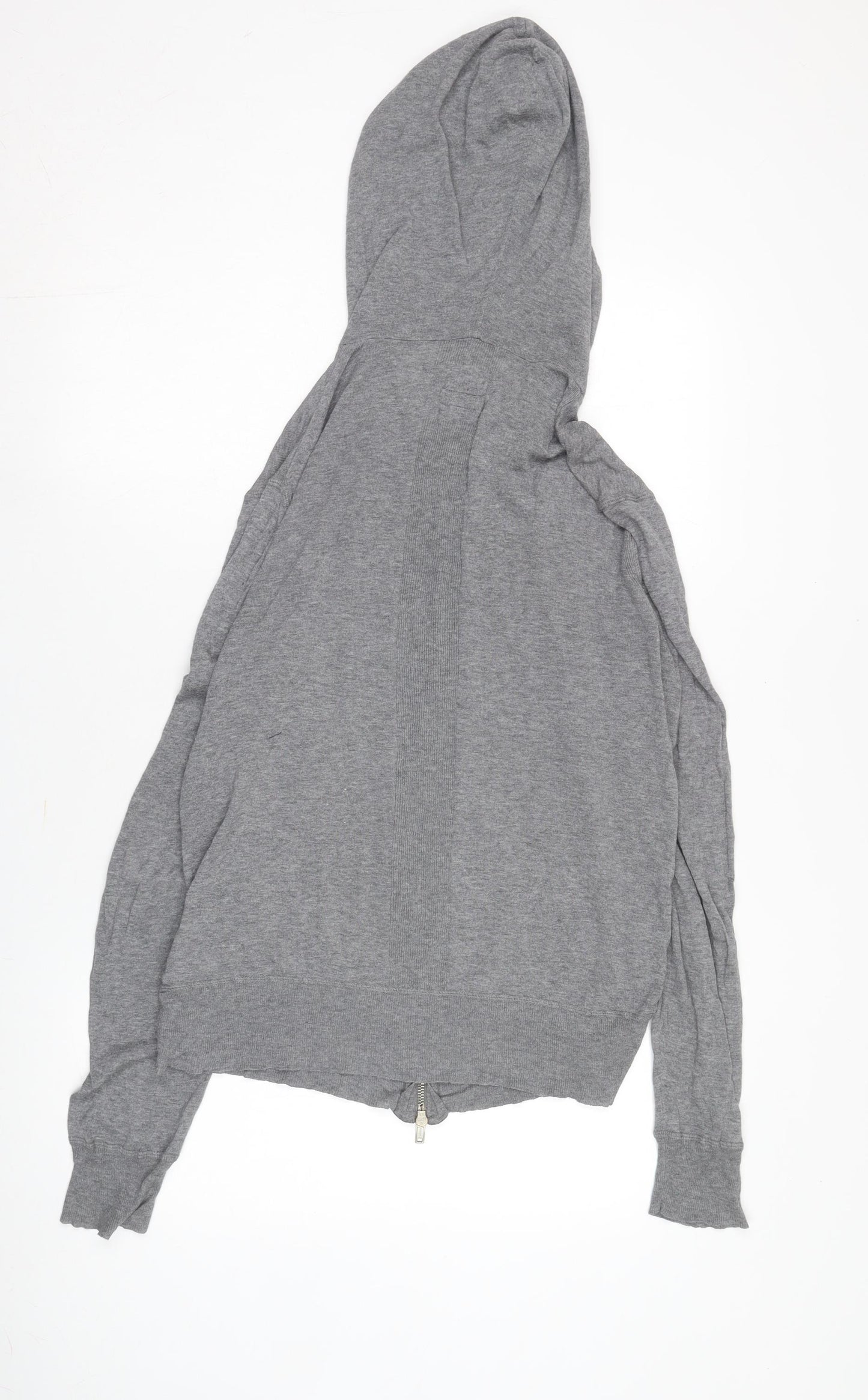 AllSaints Grey Hooded Jacket Men’s M Casual Full Zip