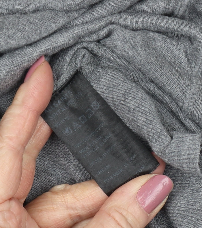 AllSaints Grey Hooded Jacket Men’s M Casual Full Zip