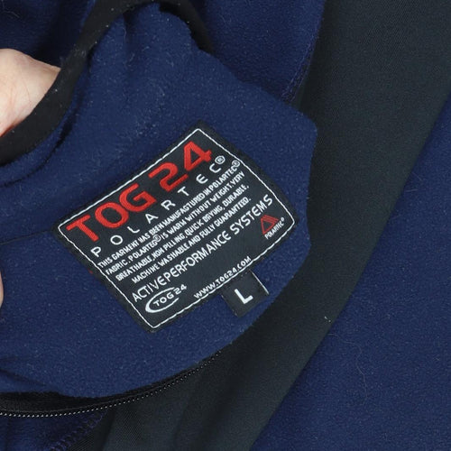 Tog 24 Men's Blue Pullover Fleece Sweatshirt L