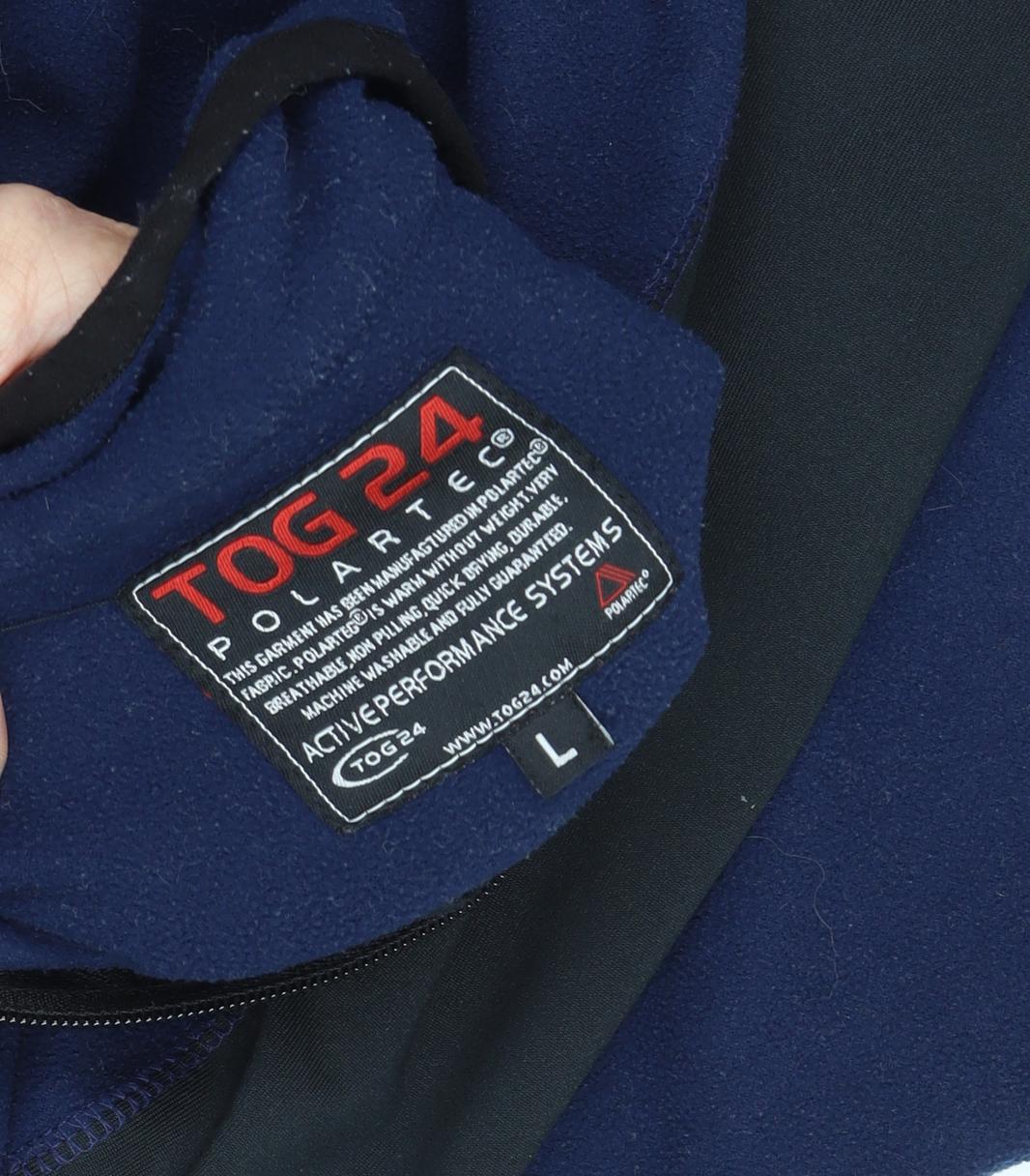 Tog 24 Men's Blue Pullover Fleece Sweatshirt L