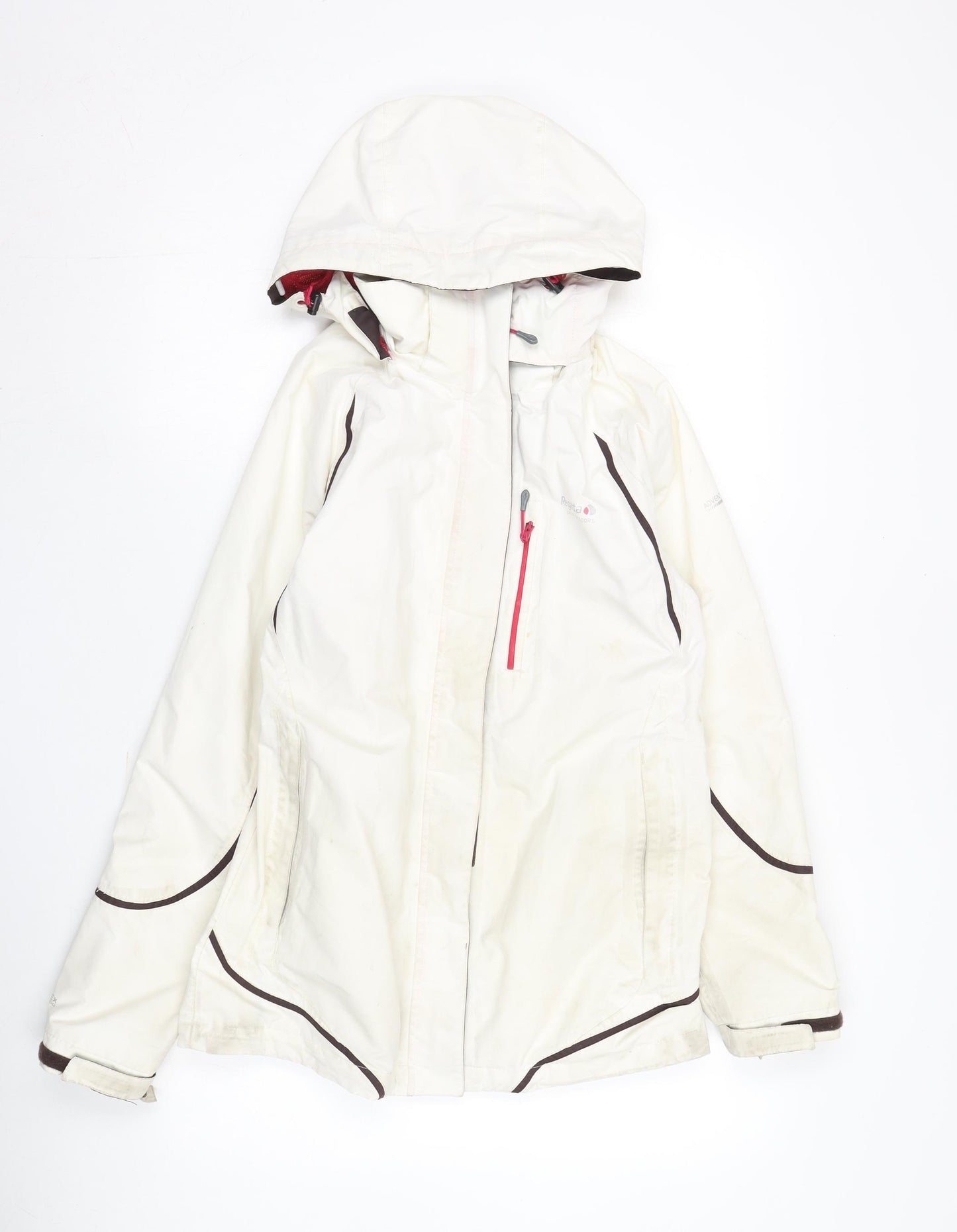 Regatta Women's White Rain Coat Size 10 Waterproof