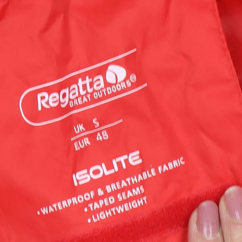 Regatta Women's Red Rain Coat Jacket Size S