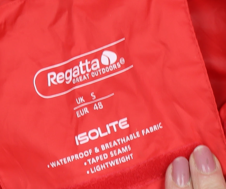 Regatta Women's Red Rain Coat Jacket Size S