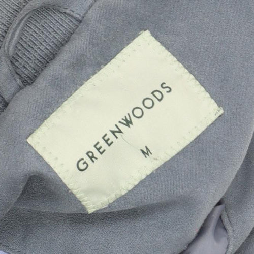 Greenwoods Men's Grey Windbreaker Jacket M Casual