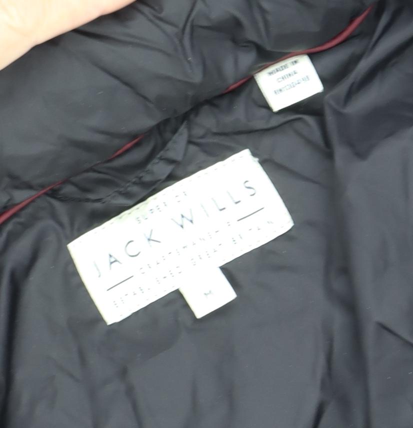 Jack Wills Men's Black Medium Puffer Jacket