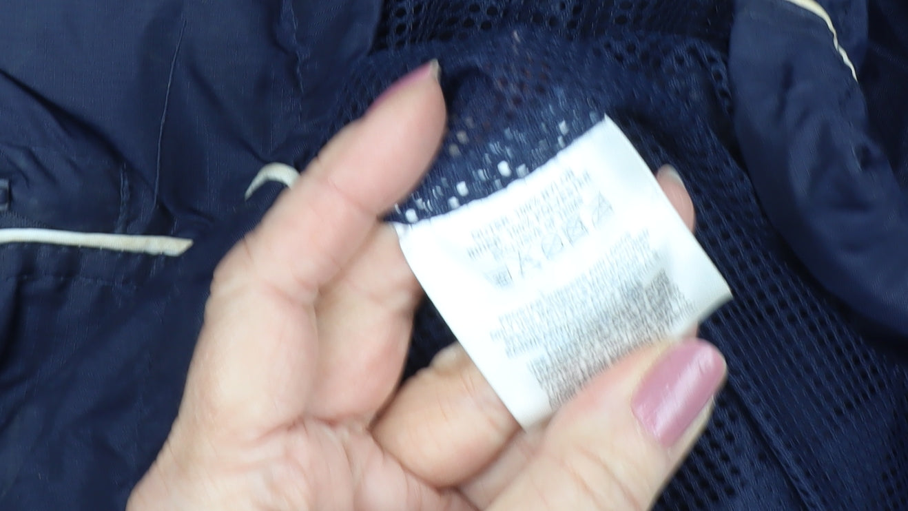 Prostar Men's Blue Windbreaker Jacket, M, Hooded Casual