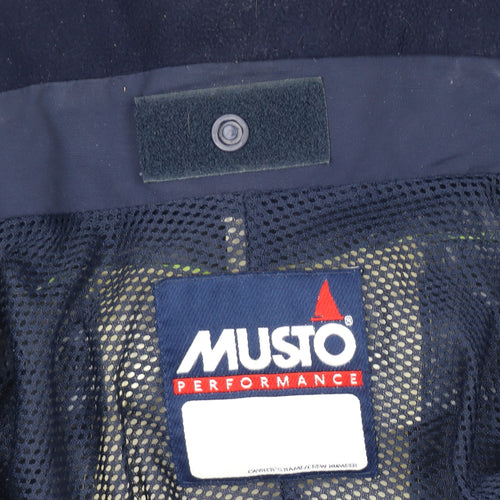 Musto Men's Navy Sailing Jacket - Size 4XL, Waterproof