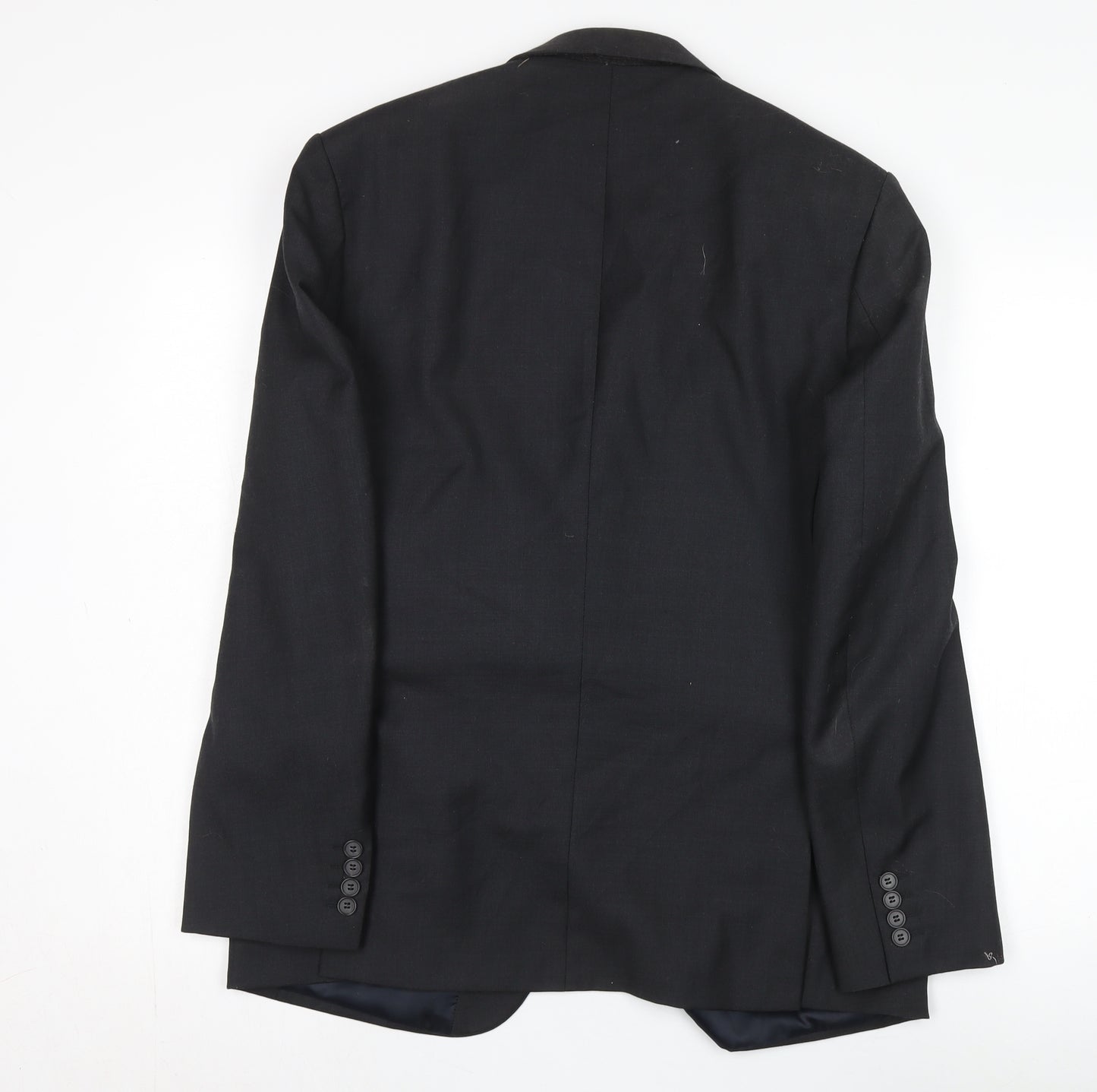 Racing Green Men's Black Blazer Size 40 Regular Fit