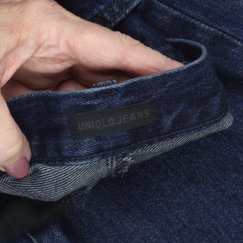 Uniqlo Women's Blue Mom Jeans Size 3 Denim Regular Fit