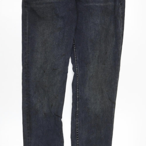 Denim Co. Men's Black Slim Jeans, Size M, 32W32L