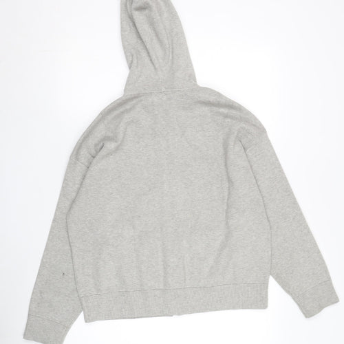 Marks and Spencer Men's Grey Hooded Full Zip Jacket L