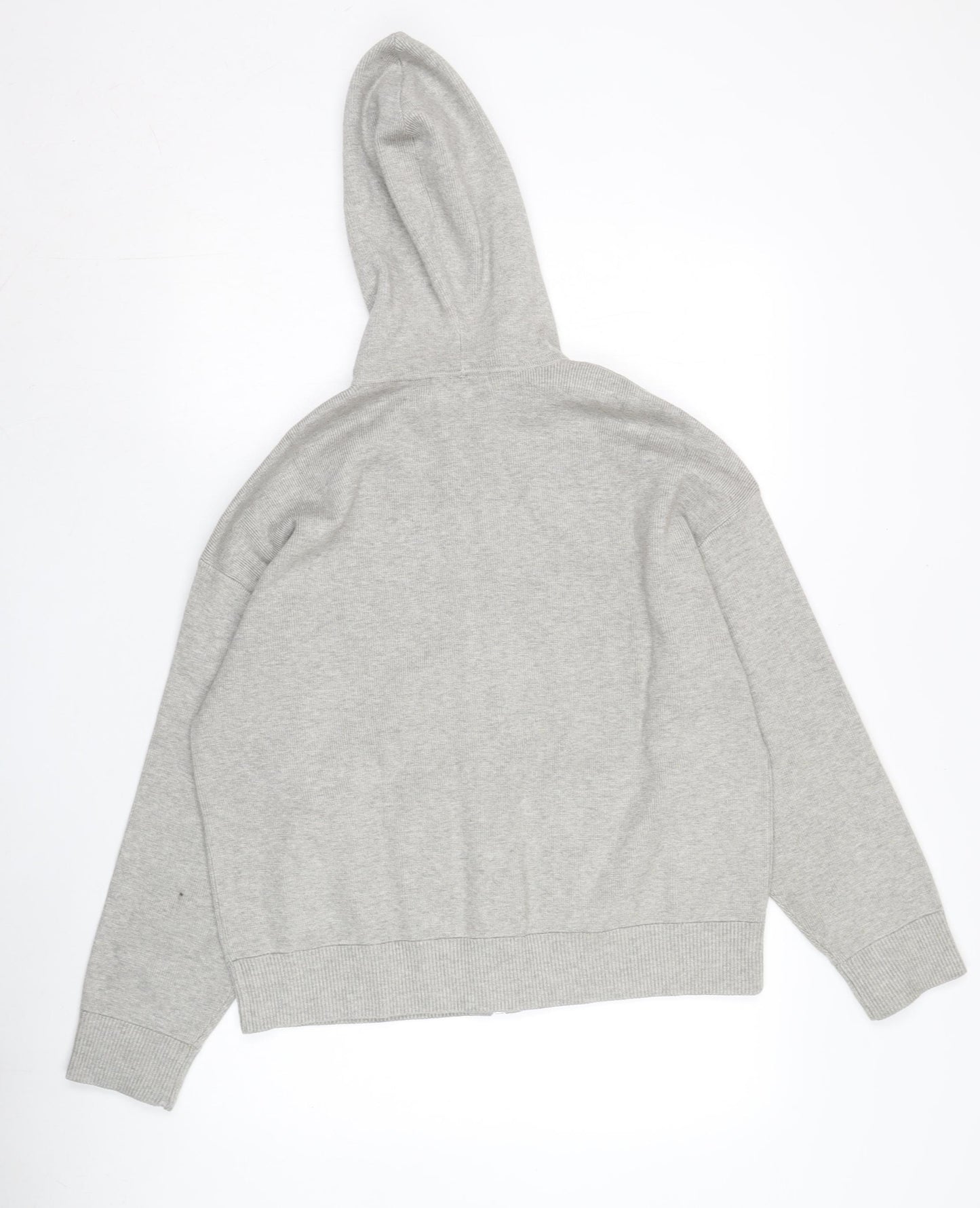 Marks and Spencer Men's Grey Hooded Full Zip Jacket L