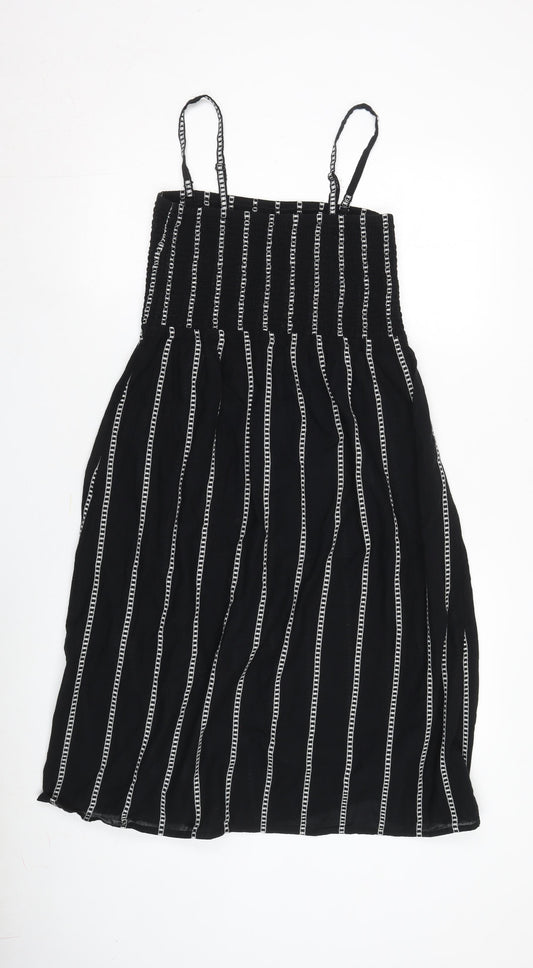 Marks and Spencer Women’s Black Striped Strappy Dress