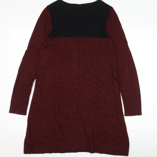 Marks and Spencer Women's Brown Knit Shift Dress Size 12