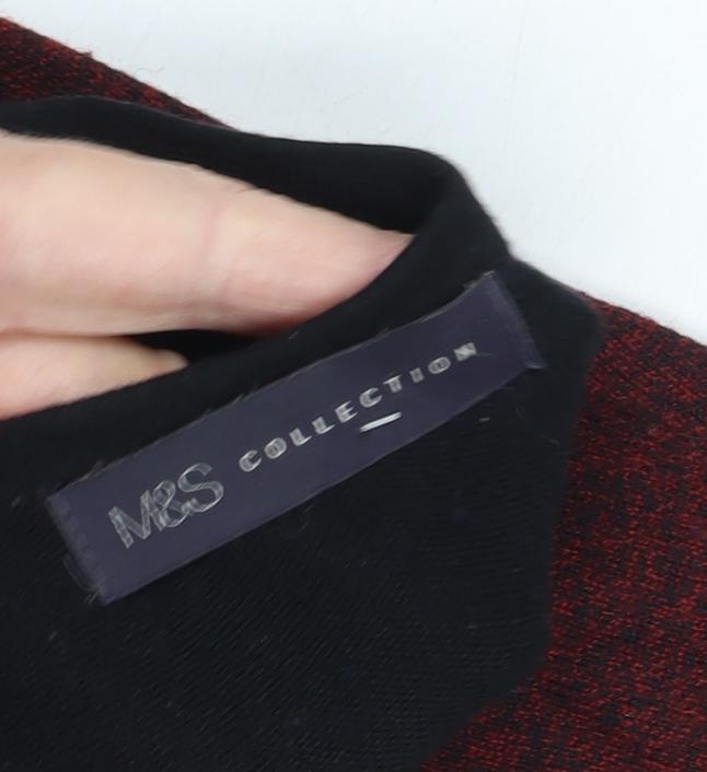 Marks and Spencer Women's Brown Knit Shift Dress Size 12