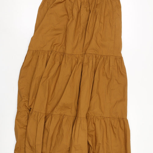 Zara Women’s Brown Long Cotton Slip Dress XS