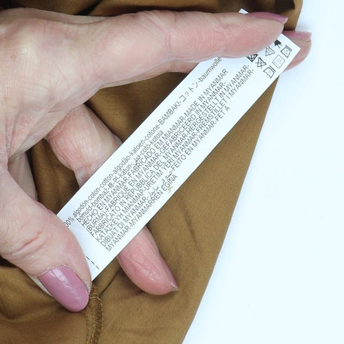 Zara Women’s Brown Long Cotton Slip Dress XS