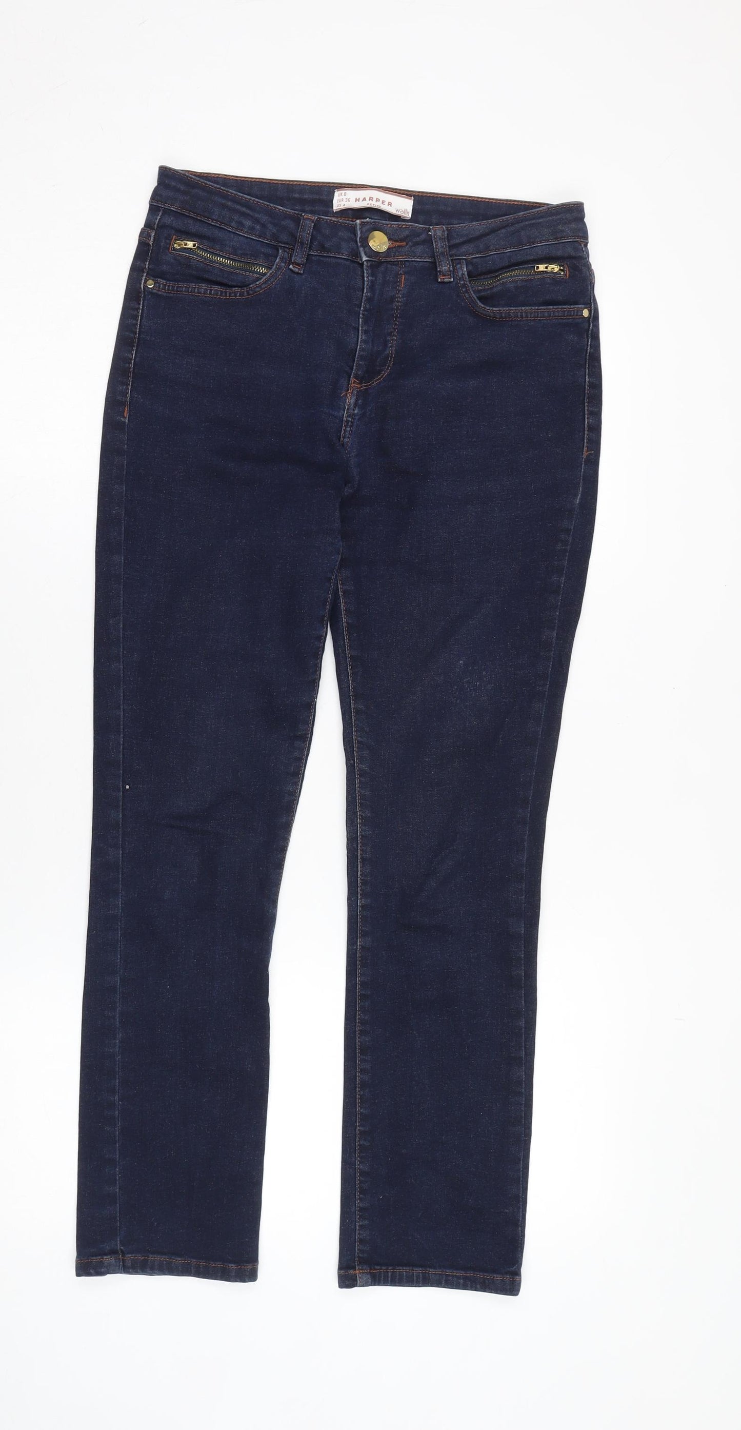Wallis Women's Skinny Blue Jeans Size 8