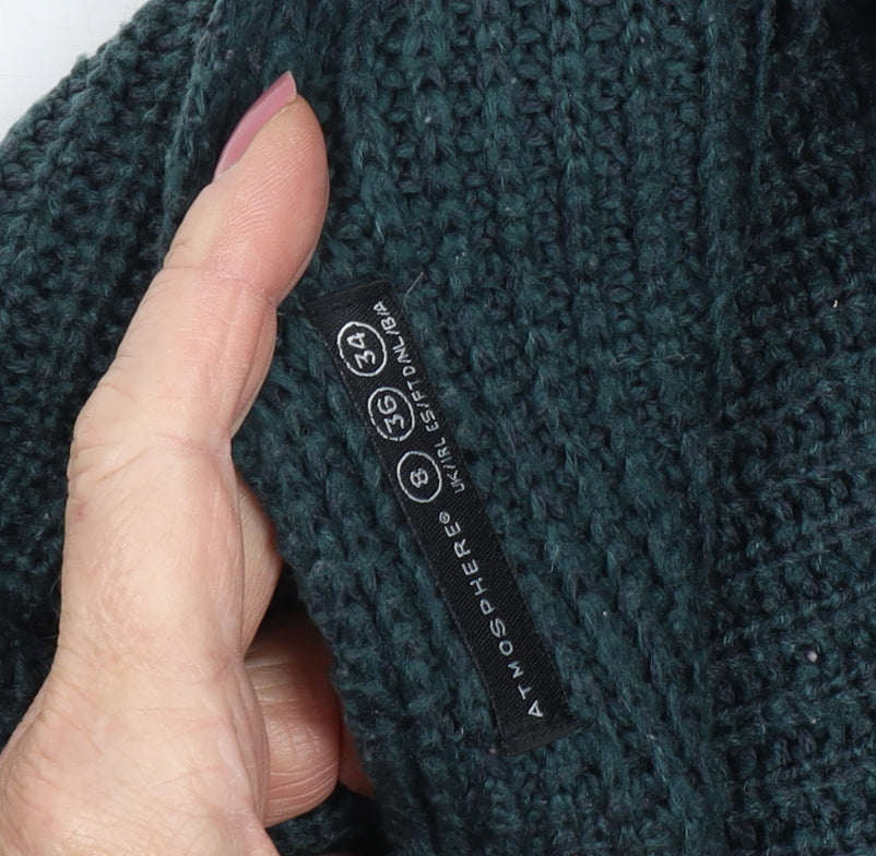 Atmosphere Women's Green Pullover Jumper, Size 8