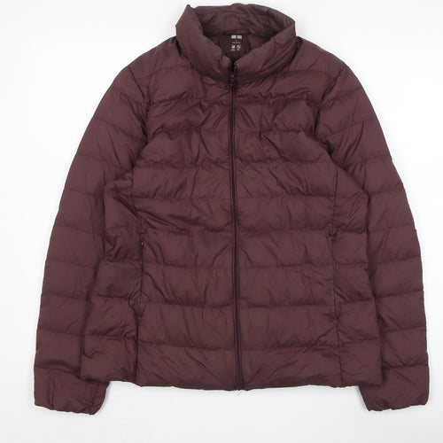 Uniqlo Women's Brown Puffer Jacket L