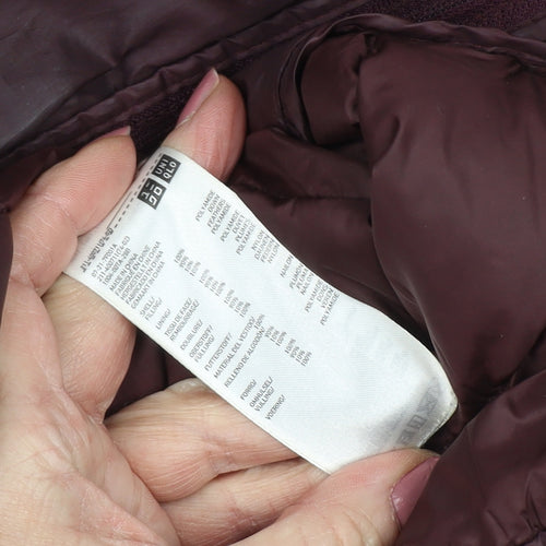 Uniqlo Women's Brown Puffer Jacket L