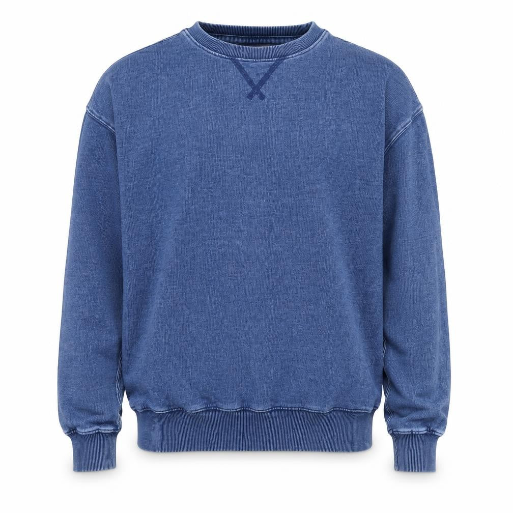 Front view of Gap Kids boys’ blue xl lightweight pullover sweatshirt
