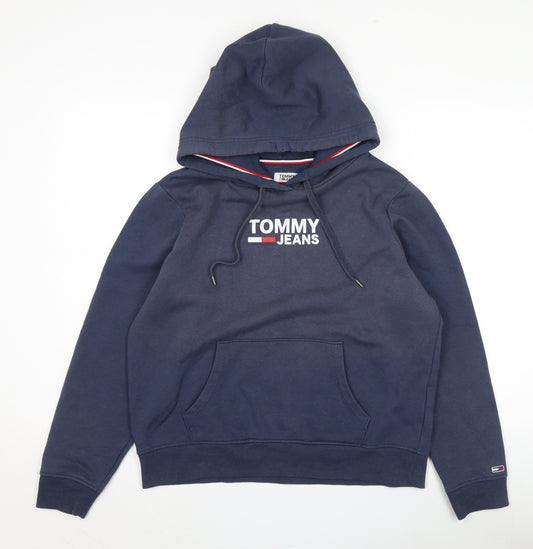 Tommy Jeans Men's Blue Pullover Hoodie M