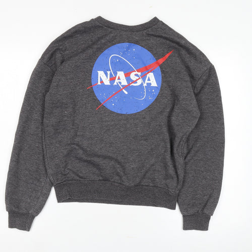 NASA Unisex Kids Grey Pullover Sweatshirt XS