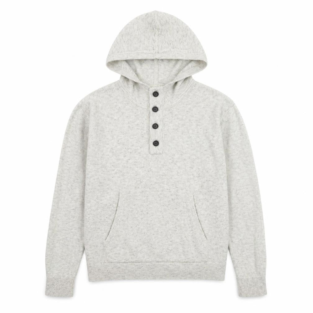 Banana Republic Men's Ivory XS Henley Jumper