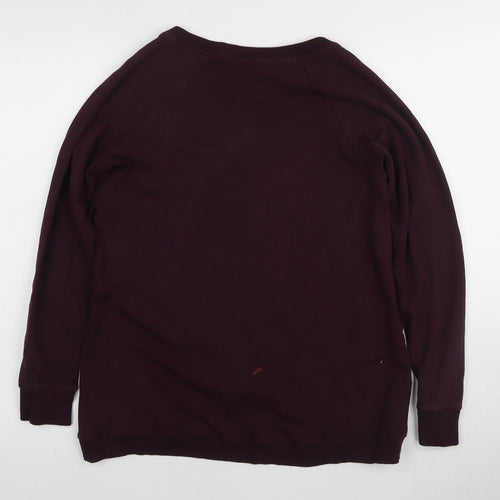 Seraphine Women's Purple Pullover Sweatshirt M Casual