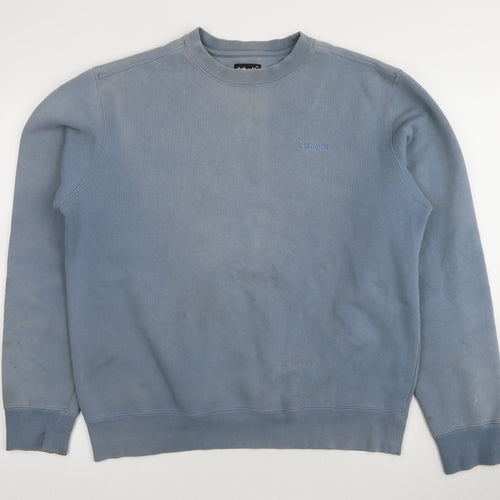 Schott Men's Blue Pullover Sweatshirt L