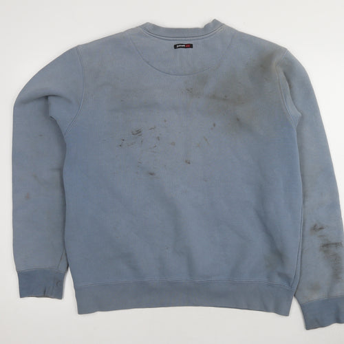 Schott Men's Blue Pullover Sweatshirt L